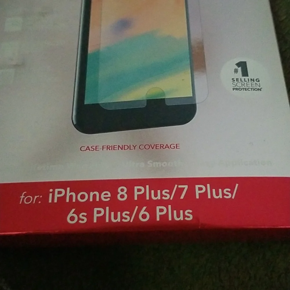 NIB Invisible Shield HD Glass iphone 6/6+/7+/8+